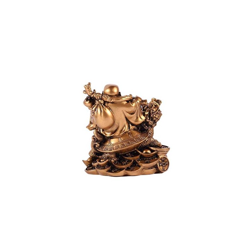 Laughing Buddha on Dragon Tortoise