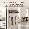Yoga Mat Wall Mount Holder & Clips for Eyelet Workout