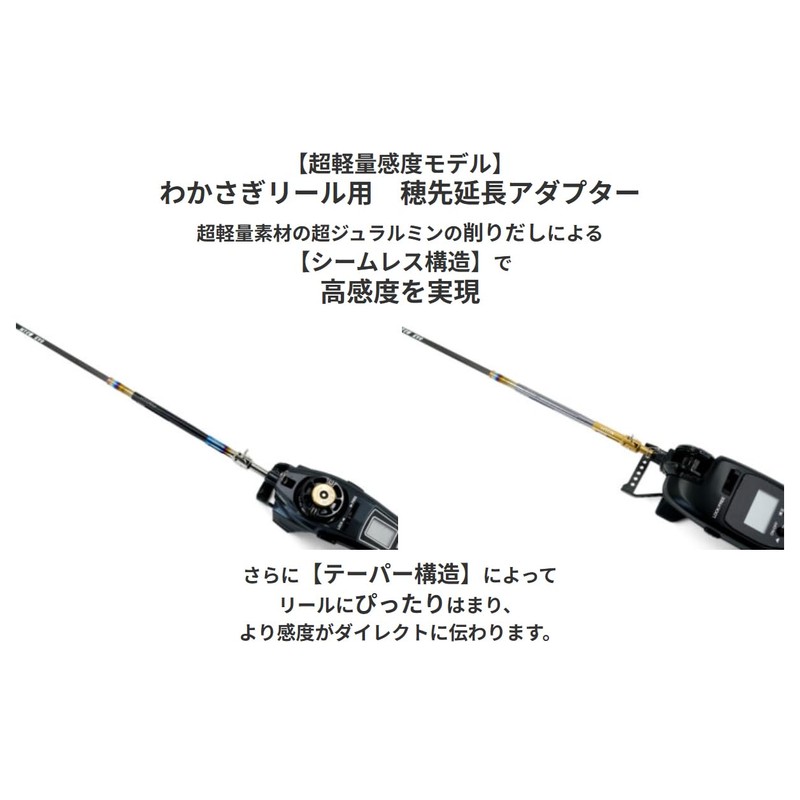 Wakasagi Head Extension Adapter 2.2 inches (55 mm) Gunmetal