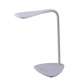 PureOptics LED VLED1820-BD Battery LED Desk Lamp, Dimmable with Adjustable Color Temperature, 4 Hour Battery Life, Rechargeable, Reduces Eyestrain, White