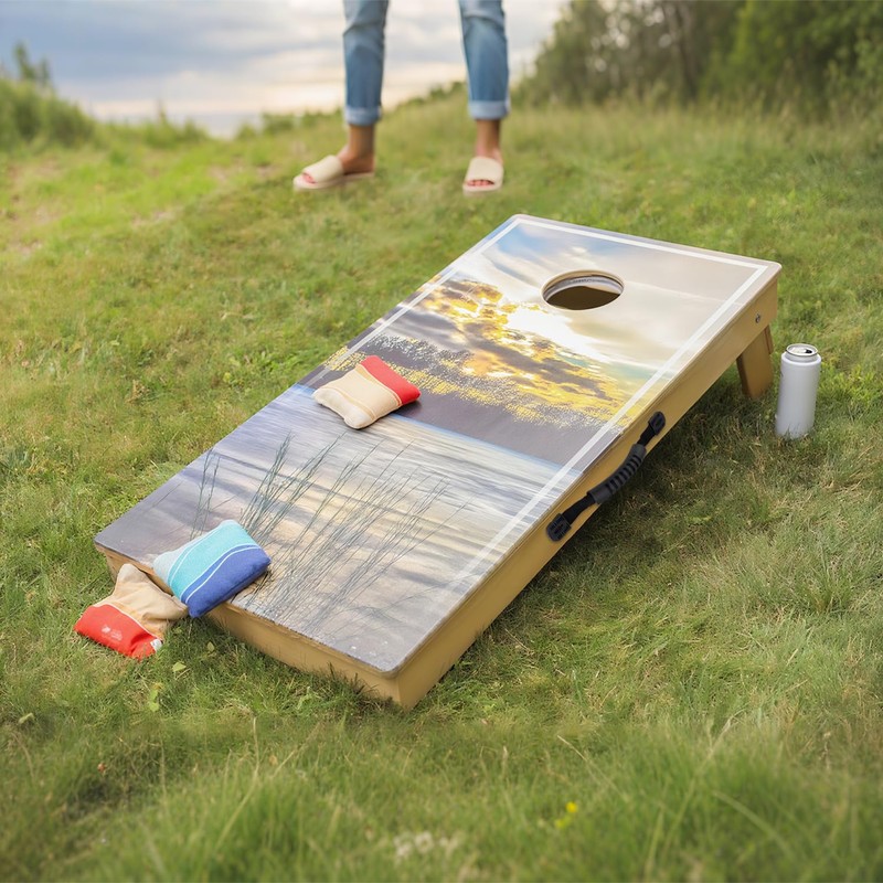 stufool 2 Pcs Cornhole Handles, Corn Hole Handles, Cornhole Board