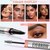 Magischer Augenbrauenstift, flüssiger Augenbrauenstift, wasserfest, Microblading 3D-Mikroblading mit 4 Spitzen,