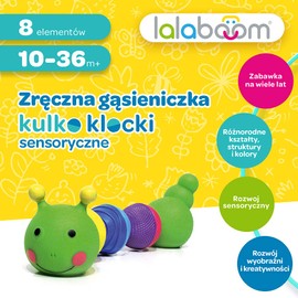 Lalaboom Trefl, Handy Female, Sensor Balls, Blocks, Picture Toy for Girls and Boys, Motor Development, Safe Sensory Toy for Children from 10 Months