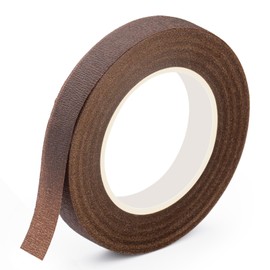 SOCNITC Floral Tape, 1/2inch Flower Tape, Flower Tape for Bouquet Stem Wrap Floral Arranging Craft Projects Corsages, Wedding Bouquet (Brown)