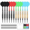 CyeeLife Plastic Tip Dart Arrows - 12 Point Dart Arrows