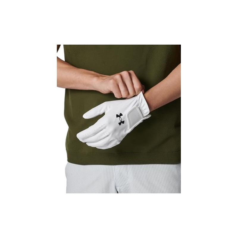 UA All Weather Golf Glove 6001271 (100) White LXS, white