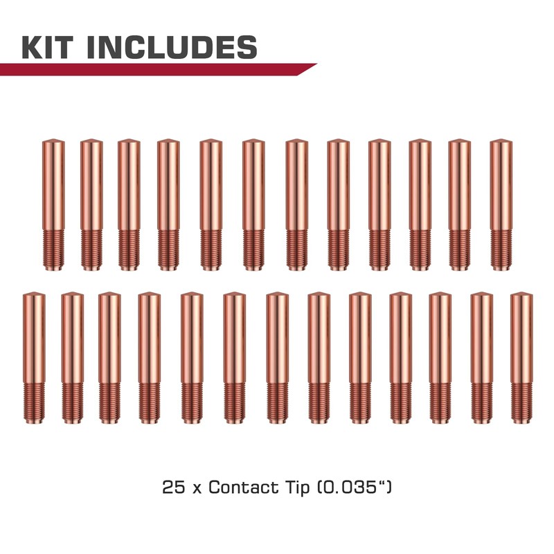 ARCCAPTAIN MIG Welding Contact Tip 000-068 (0.035") Welding tips for