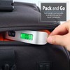 Fosmon Digital Luggage Scale (2 Pack), LCD Display Backlight Temperature