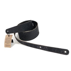 LM Products Guitar Strap Classic Leather - Tooled Leather LS-2804T, Slate