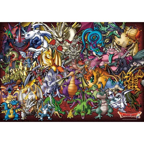 Dragon Quest Jigsaw Puzzle, 1000 Piece Jigsaw Puzzle, Dragon Tribe