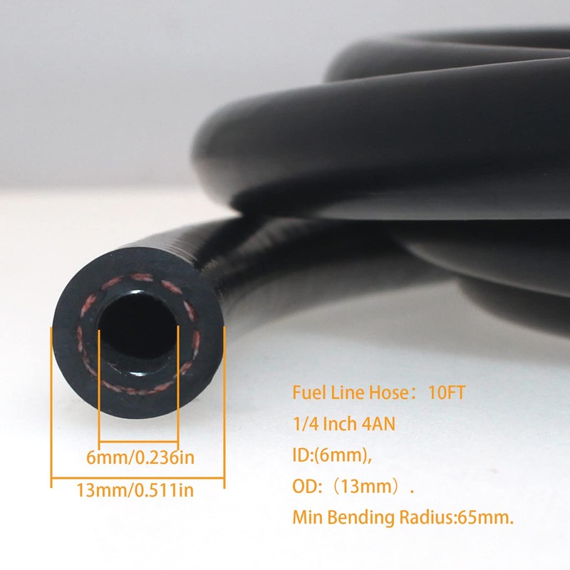 1/4 Inch Marine Fuel Line Type A1-15 SAE J1527 Fuel