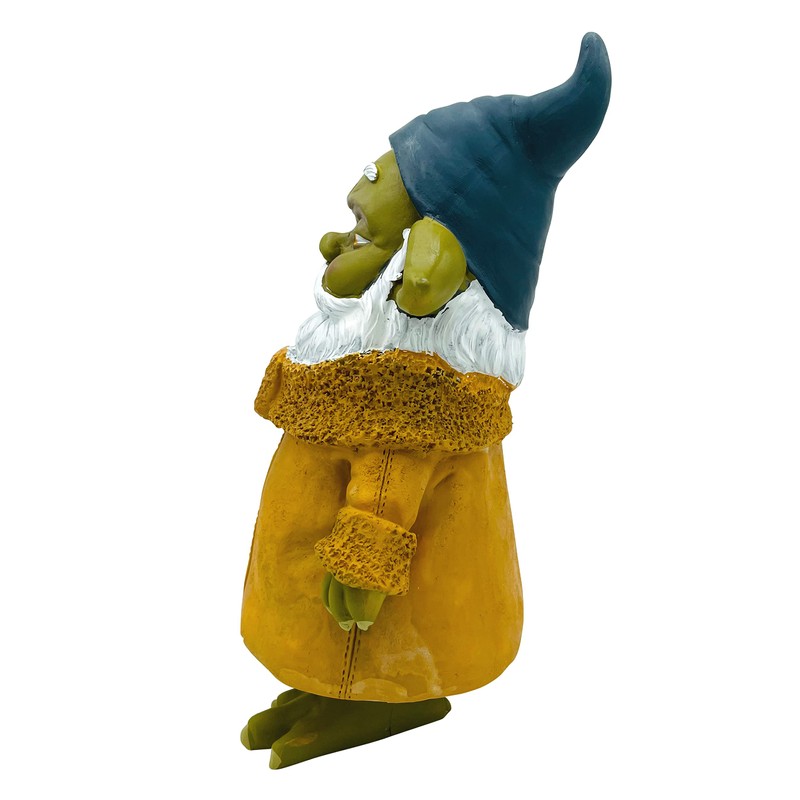 SEWAS Garden Gnome Master Joka Gnome Hand Painted and Weatherproof