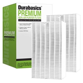 2 Pack of True HEPA Filters Compatible with Honeywell Filter R, Replacements for Air Purifier Honeywell HPA300, Compatible with Honeywell HEPA Filter Replacement, Fits HPA090, HPA100, HPA200 & HPA300