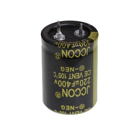 Pack of 3 400 V 220 uF 25 x 35 25 x 35 mm Electric Condenser à Bornes à Souder 2 Broches