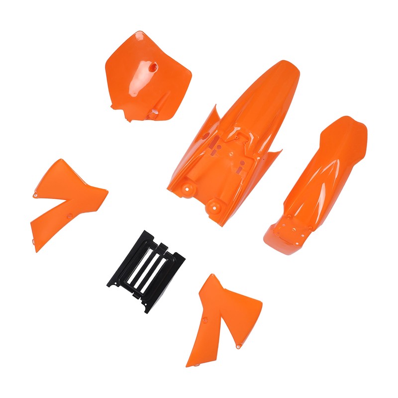 Motorcycle Fairing Cover Kit Orange Front Wheel Mudguard Splash Guard