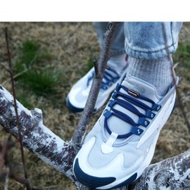 Alegrianan Elastic No Tie Shoe Laces For Adults,Kids,Elderly,One Size Fits All Navy Blue