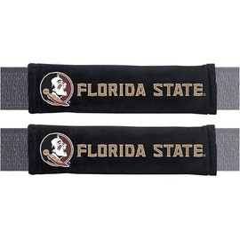 FANMATS 32074 Florida State Seminoles Embroidered Seatbelt Pad - 2 Pieces