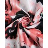 STYLEWORD 2025 Fashion Women's Summer Boho Pink Floral Sleeveless Hawaiian