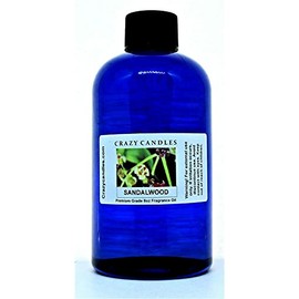 Crazy Candles 8oz Bottle: Sandalwood Premium Grade Fragrance Oil