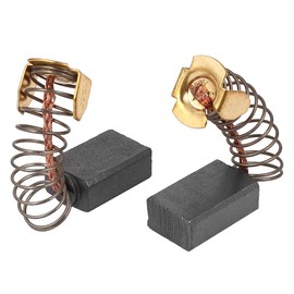 Saipor 40pcs 10 Sizes Electric Motor Carbon Brushes for Replacement Repair Power Tools and Motors Part Such as Electric Hammer Drills, Circular Saws, Angle Grinders