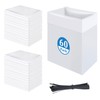 W10165294RB Trash Compactor Bags Fits 15-inch Rectangular Drawer Compactors, 60
