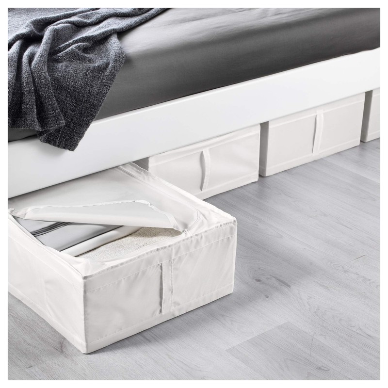 IKEA Skubb Storage Case White 803.000.47 Size 17 ¼x21 ¾x7