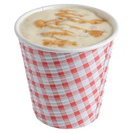 Restaurantware 8 Ounce Disposable Coffee Cups 500 Spiral Wall Hot Cups For Coffee - Lids Sold Separately Double Wall Picnic Print Paper Insulated Coffee Cups For Coffee Tea And More