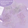 ZIBUYU® 25 hojas de pegatinas lindas para uñas, adhesivos 3d