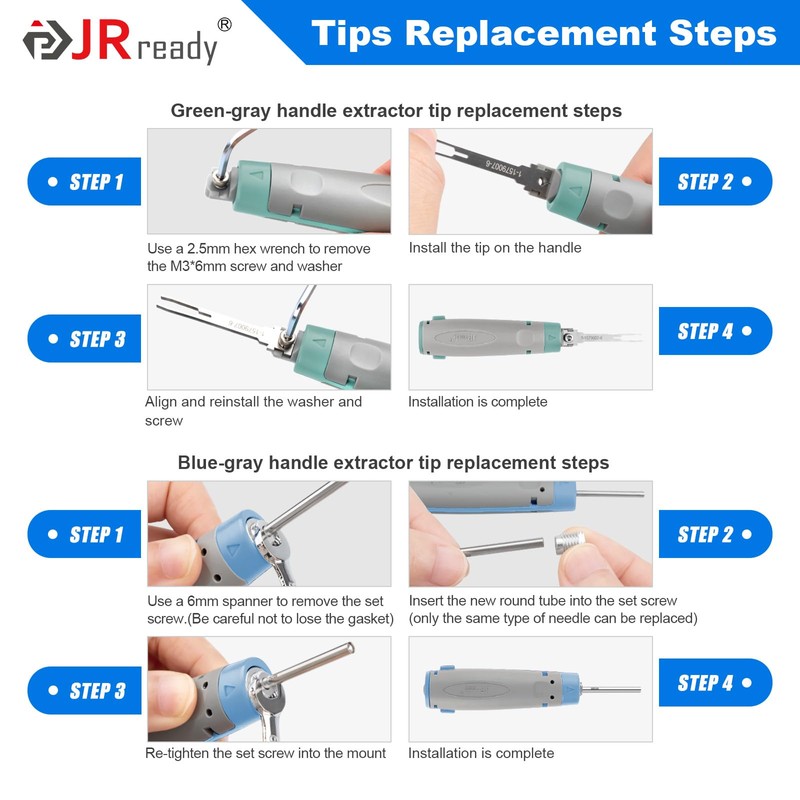 JRready JRconDRK00A20-02 Pin Removal Tool Kit, 20PCS Universal Automotive Computer