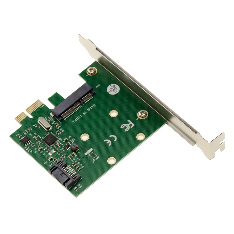 KALEA-INFORMATIQUE PCIe mSATA + SATA Controller Card - SATA 3.0