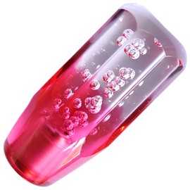 tonra Universal Crystal Stick Shape Adapter M8 M10 M12 45x100mm 180g Acrylic MT AT Car Transparent Pink