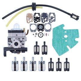 Carburettor Fuel Filter Line Carburettor Diaphragm Set for Honda GX25 GX25N GX25NT FG110 FG110K1 HHT25S Engine