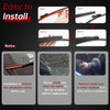 OTUAYAUTO Rear Windshield Wiper Arm Blade Set - Replacement for