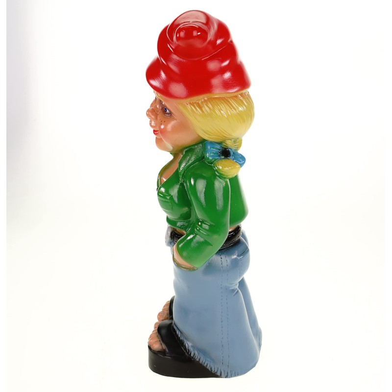 Rakso 0941 Garden Gnome Woman Made of Shatterproof PVC Gnome