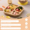 BABY REMEMBER Suction Plates Bowls Set for Baby Toddler Non-Toxic