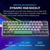 Machenike K500A-B61W 60% Mechanical Wireless Gaming Keyboard, 61 Keys Ultra-Compact