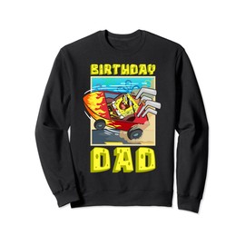Mademark x SpongeBob SquarePants - SpongeBob Birthday Dad Driving Super Car Father Birthday Fun Sweatshirt