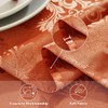 Jacquard Thanksgiving Tablecloth Square 52 x 52 Inch Spill Proof