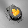Cute Duck - Car Sunglass Holder, Magnetic Leather Eyeglass Hanger