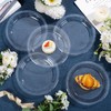 WELLIFE Clear Party Plates 10 Inch -150 Count for Party,