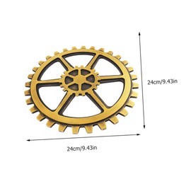 OHPHCALL Vintage Gear Design Wooden Wall Decor for Home Bar Environmental Friendly Art Unique Gear Hanging Decoration for Living Room and Shop