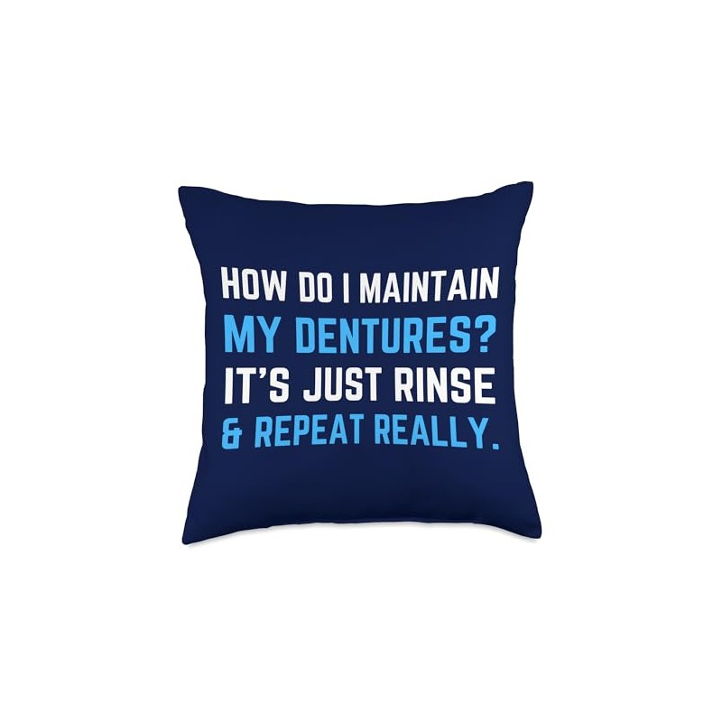 How Do I Maintain My Dentures? Funny False Teeth Throw