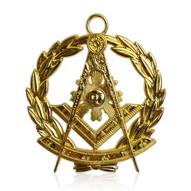 Masonic Past Master Chain Collar Jewel Gold Plated