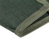 Portable Green Canvas Tool Roll Bag with 10 Pockets for