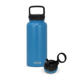 MIRA Stainless Steel Vacuum Insulated Wide Mouth Water Bottle | Thermos Flask Keeps Water Stay Cold for 24 Hours, Hot for 12 Hours | Metal Bottle BPA Free Cap