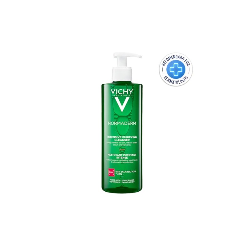 Vichy Gel Limpieza Rostro Anti-imperfecciones Normaderm Phytosolution - Reduce brillo
