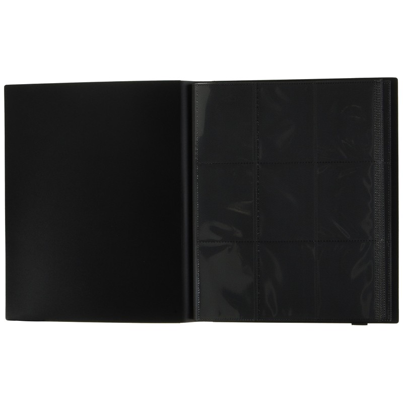 BCW Pro-Folio 9-Pocket Album, Black