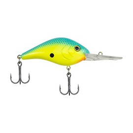Berkley Dredger Fishing Lure, Blue Chartreuse, 1/2 oz, 2 1/4in | 6cm Crankbaits, Tight, Subtle Action Ideal for Deep Water Fish, Equipped with Sharp Fusion19 Hook