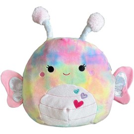 Squishmallows Kellytoy Valentine Squad Plush Toy (12/'' Wren The Butterfly), SQV-AST-F