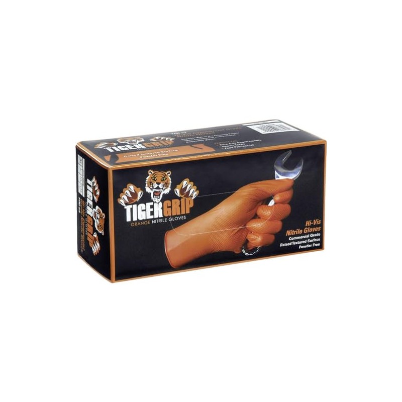 KUNZER Tiger Grip S - Chemical Resistant Nitrile Disposable Gloves